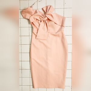 ASOS Strapless Peach Dress